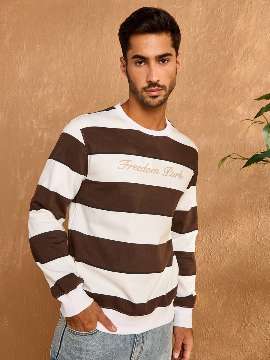 Striped Better Cotton Sweatshirt