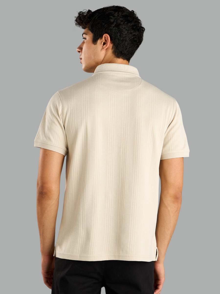 Textured Polo T-Shirt