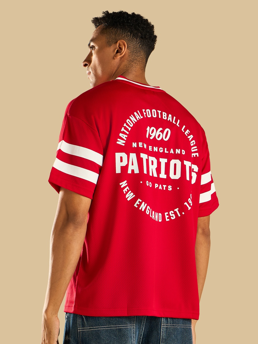 NFL New England Patriots Print Oversized T-Shirt