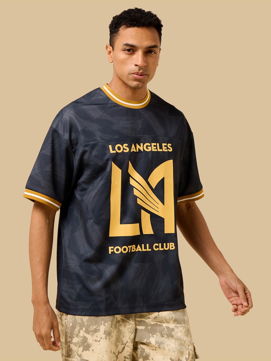 Los Angeles Football Club Print Oversized T-Shirt