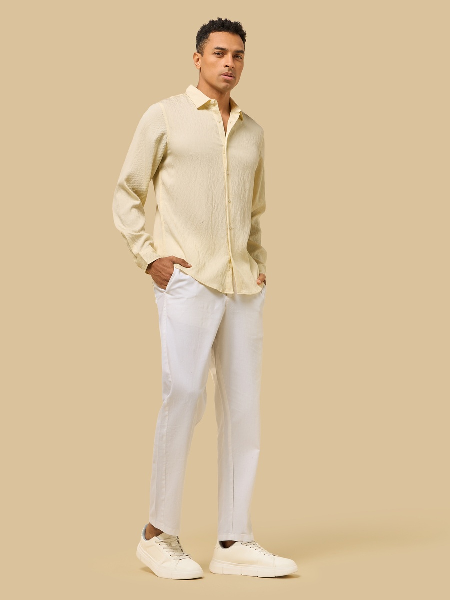 Better Cotton Pants with Constructed Waistband