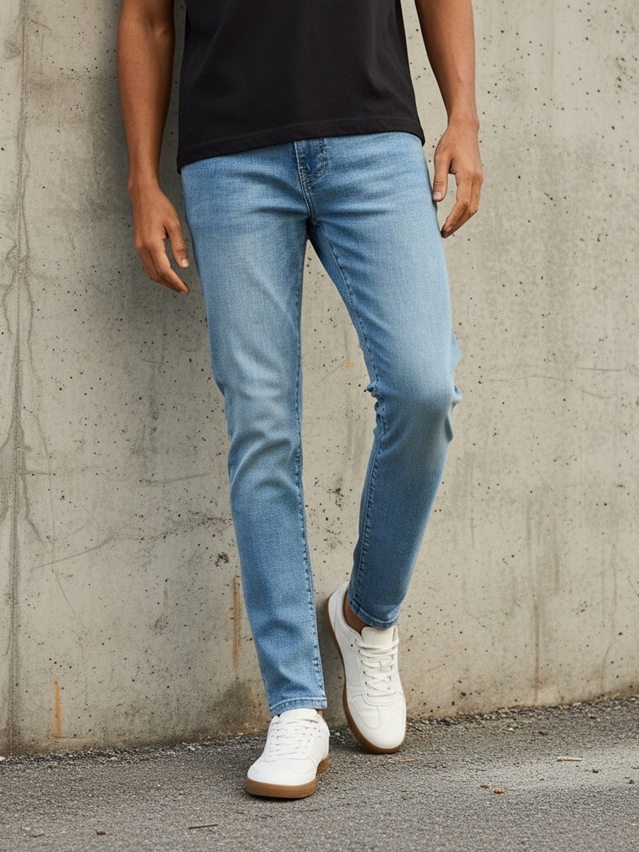 Skinny Fit Mid-Rise Stretchable Jeans