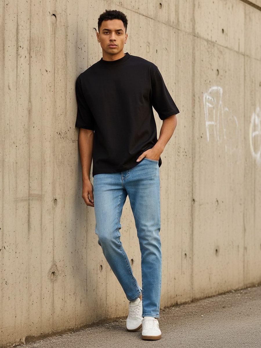 Skinny Fit Mid-Rise Stretchable Jeans