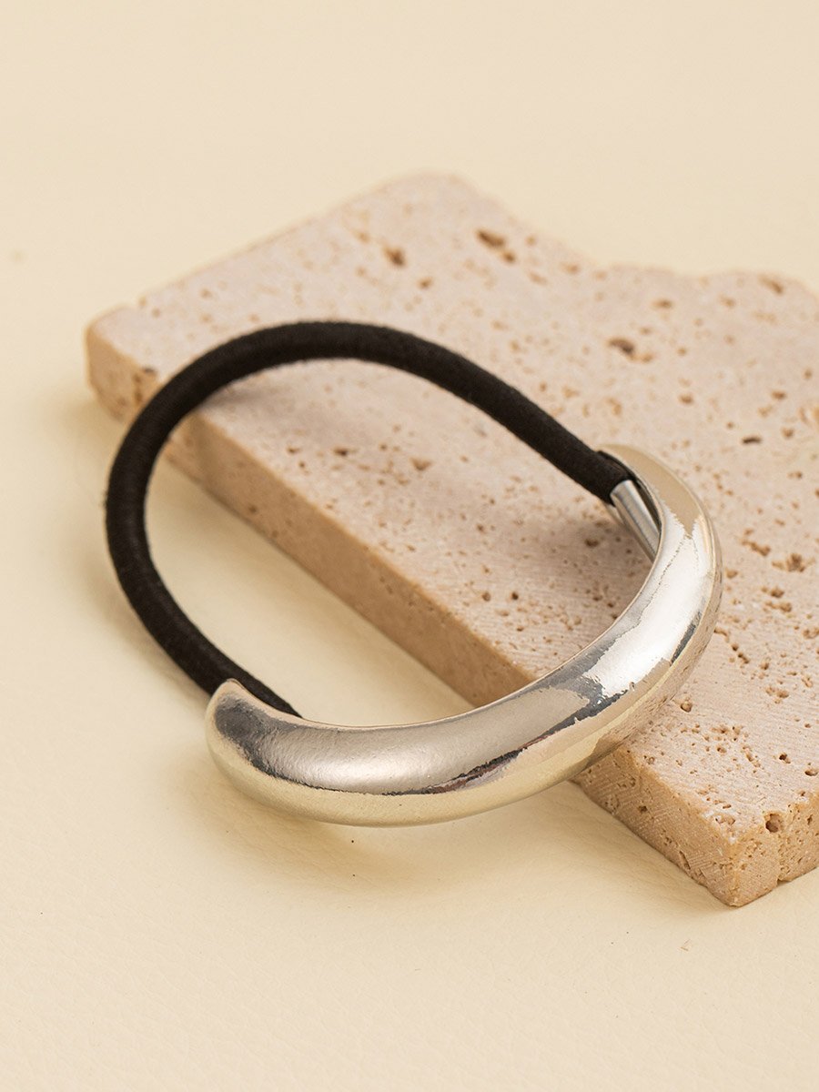 Silver Hair Tie