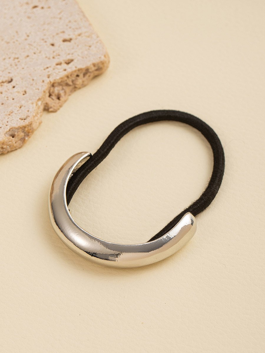 Silver Hair Tie