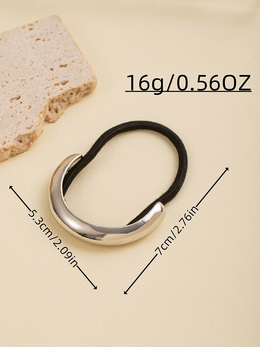 Silver Hair Tie