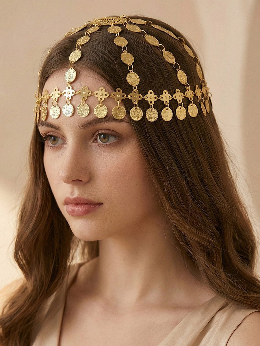Golden Coin Headpiece