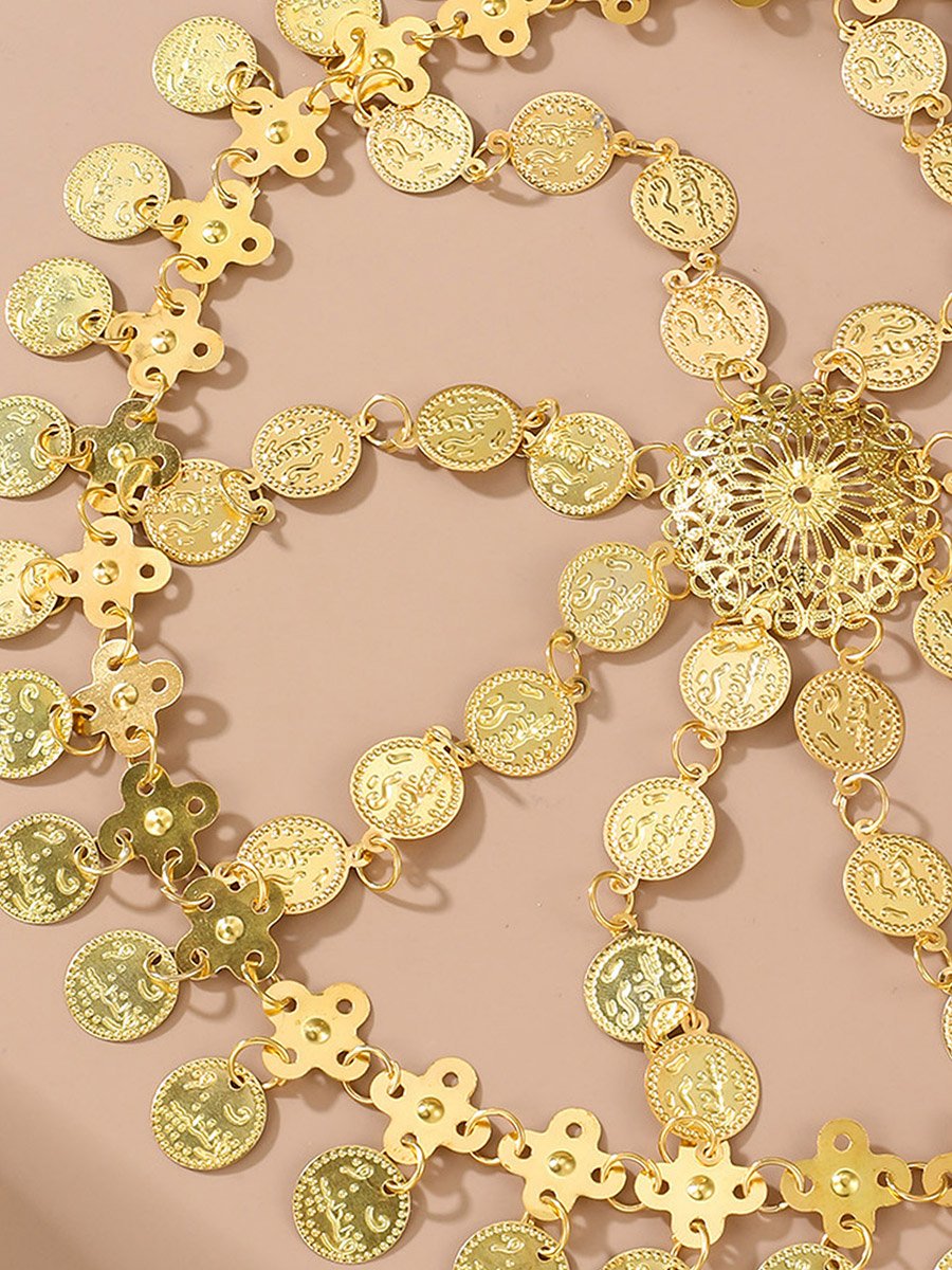 Golden Coin Headpiece