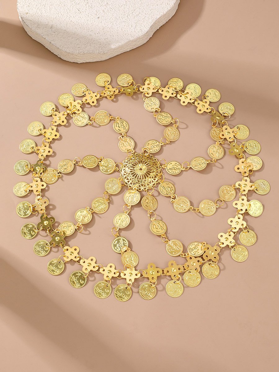 Golden Coin Headpiece