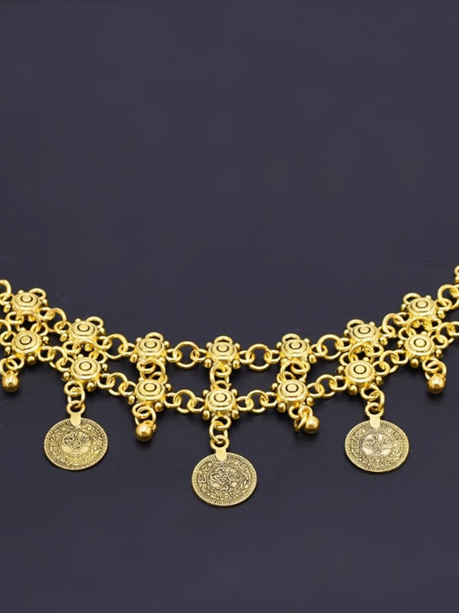 Golden Coin Hair Adornment