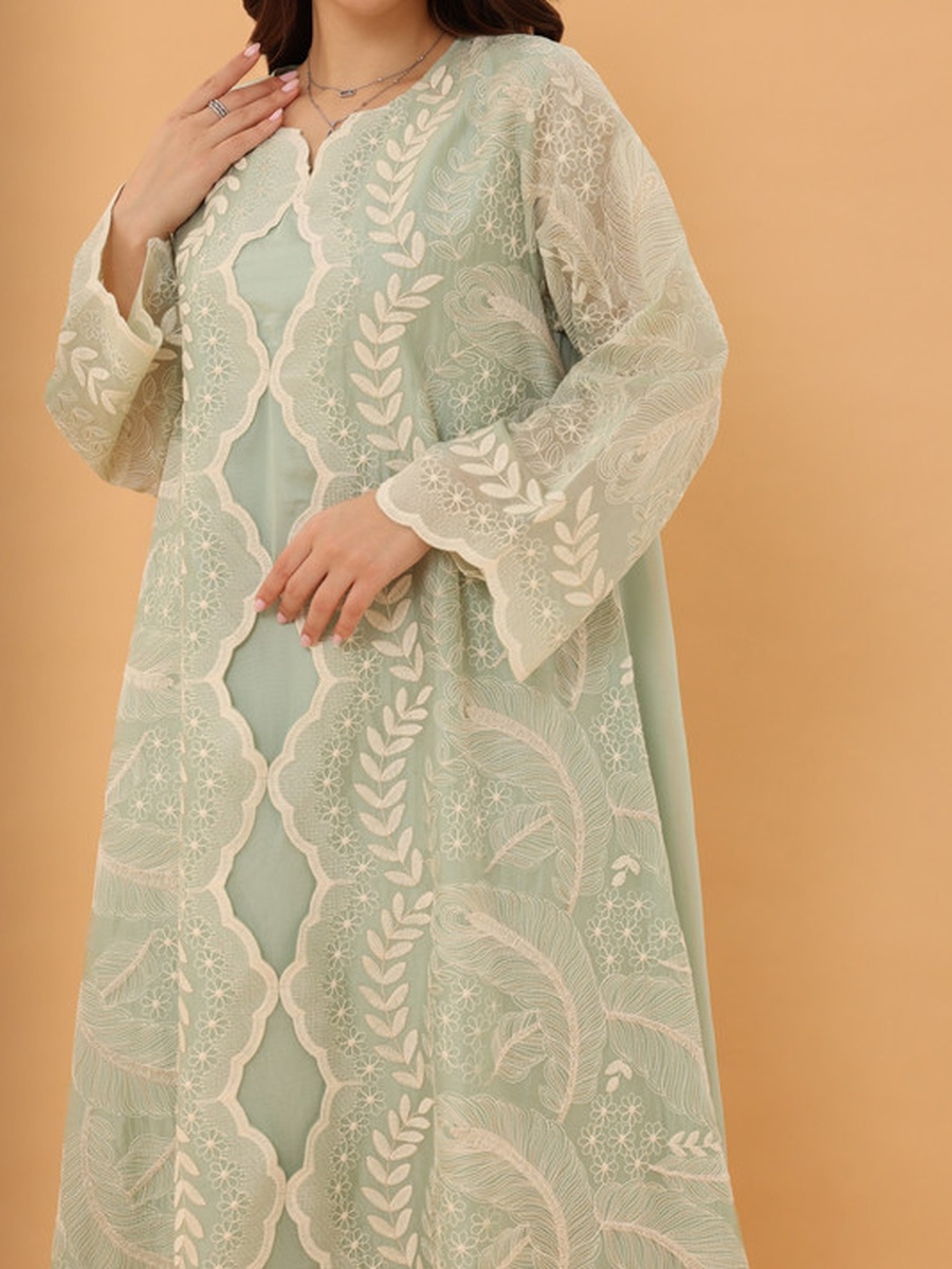 Zahra Embroidered Maxi Jalabiya