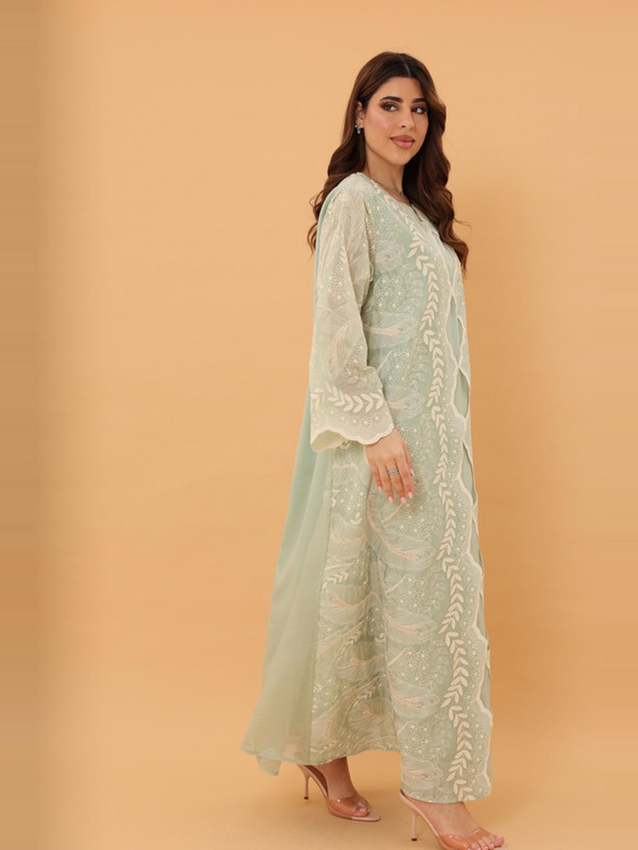 Zahra Embroidered Maxi Jalabiya