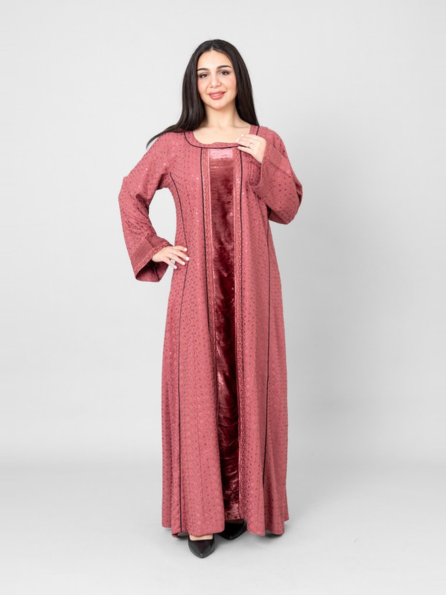 Najm Embroidered Bell Sleeves Jalabiya