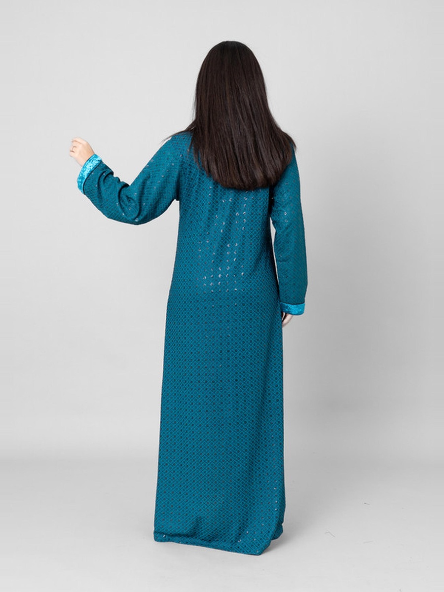 Aura Embroidered Jalabiya with Sequins