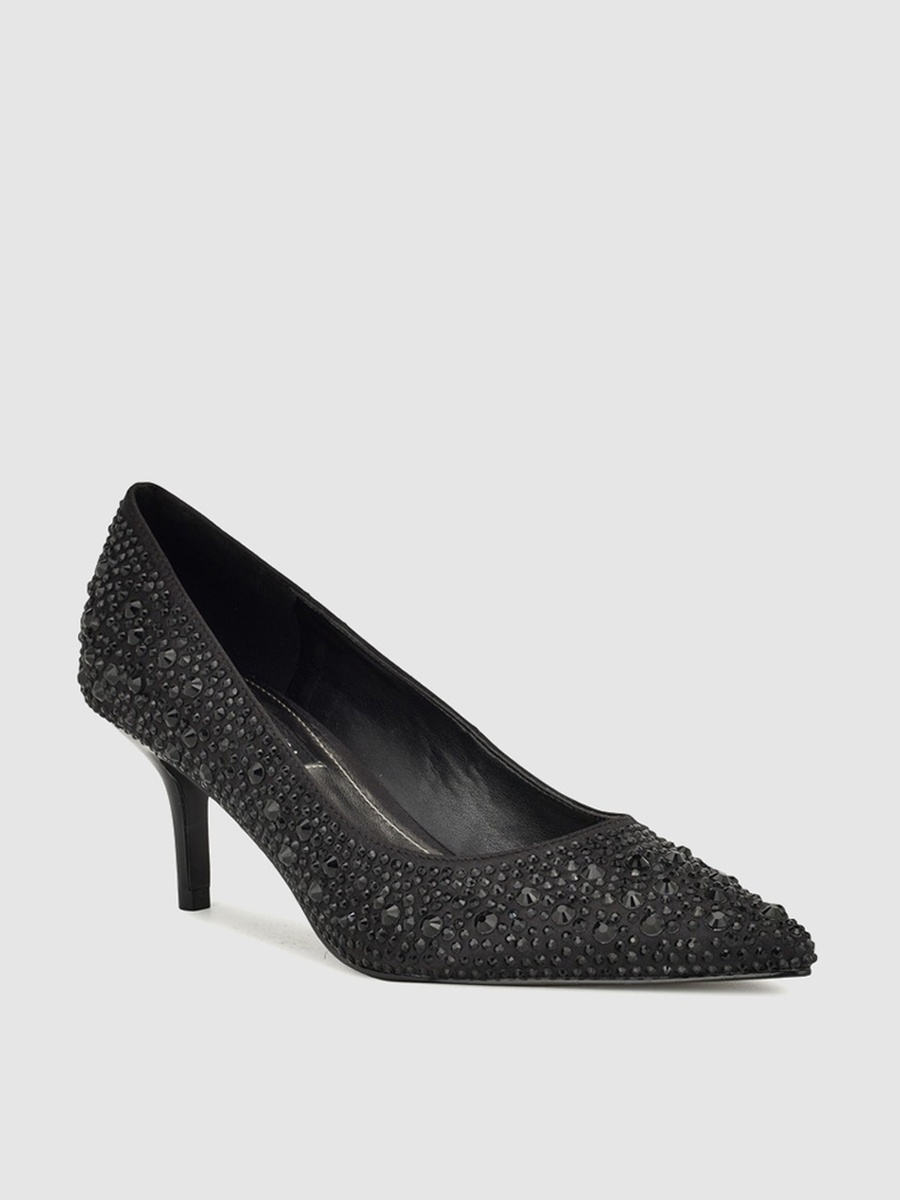 Embellished Pointed Toe Pumps