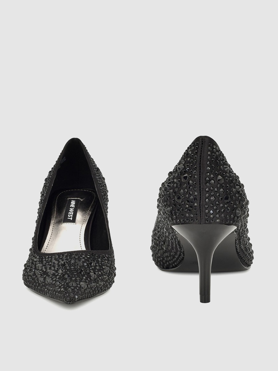 Embellished Pointed Toe Pumps