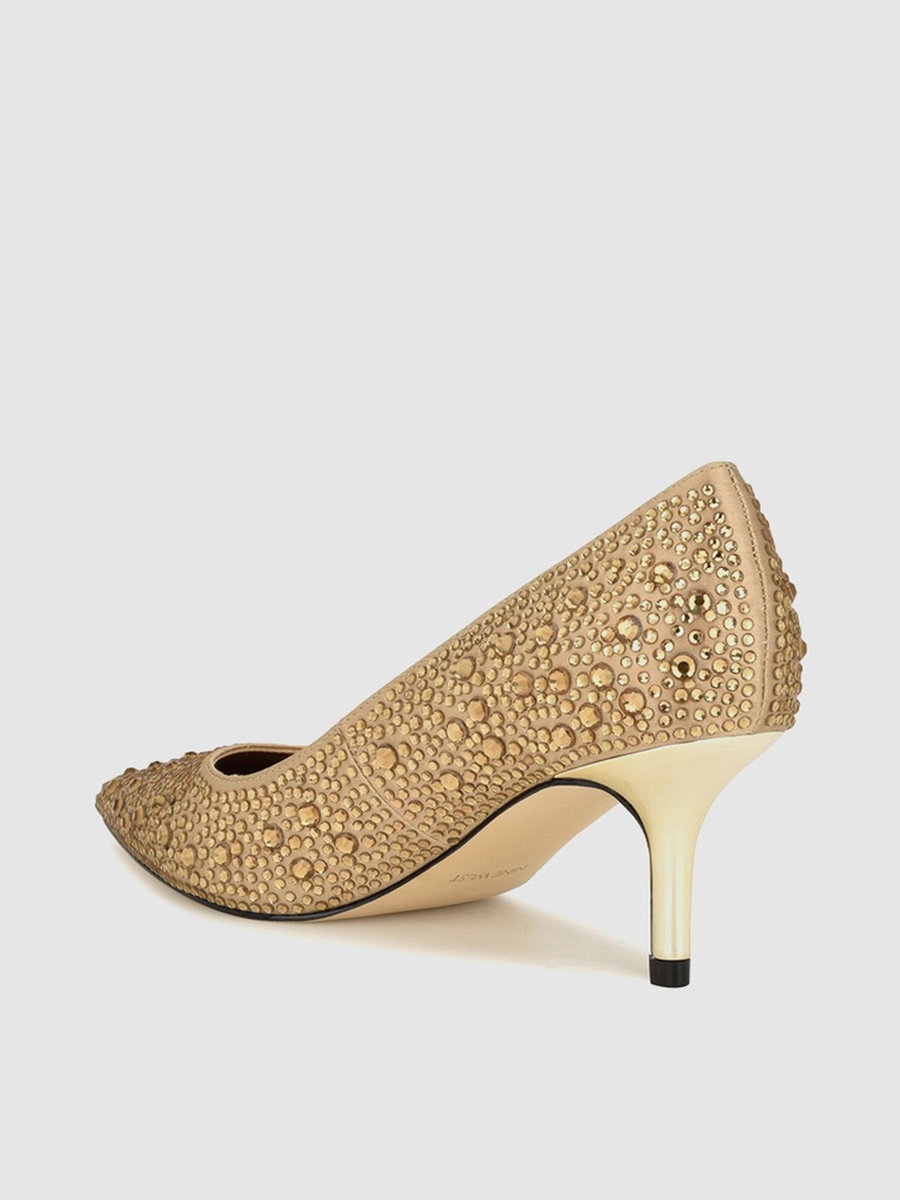 Embellished Pointed Toe Pumps
