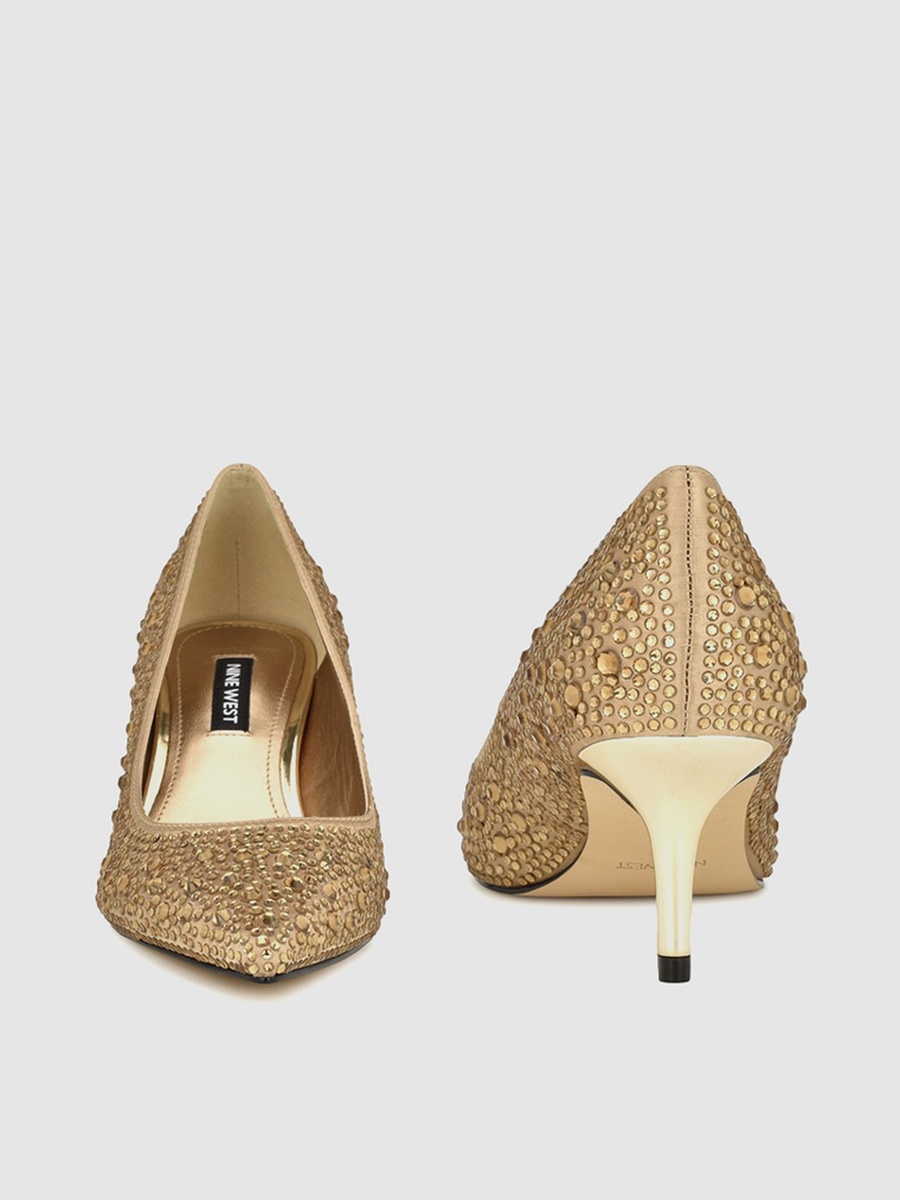 Embellished Pointed Toe Pumps