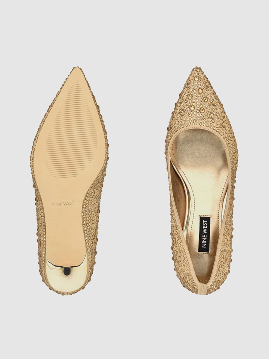 Embellished Pointed Toe Pumps