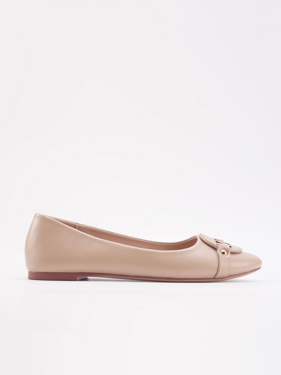 Plain Round Toe Ballerina Shoes