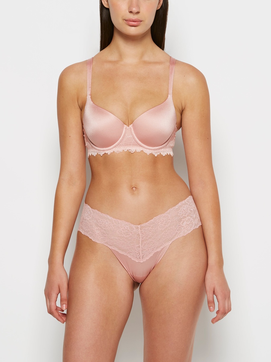Lace Band Paddded Wired Full Cup Bra
