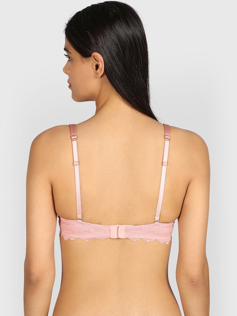 Lace Band Paddded Wired Full Cup Bra