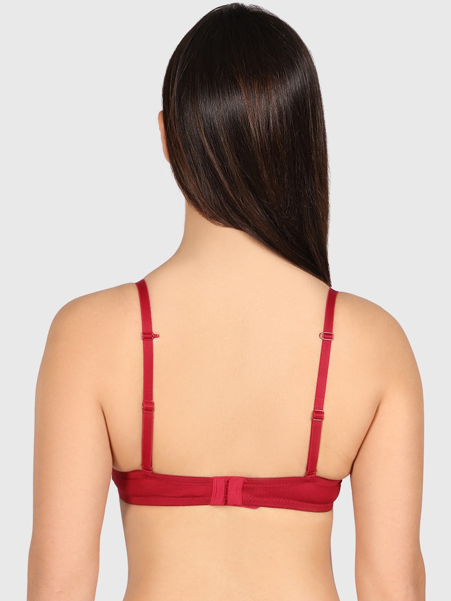 Lace Detail Gel Padding Wired Plunge Bra
