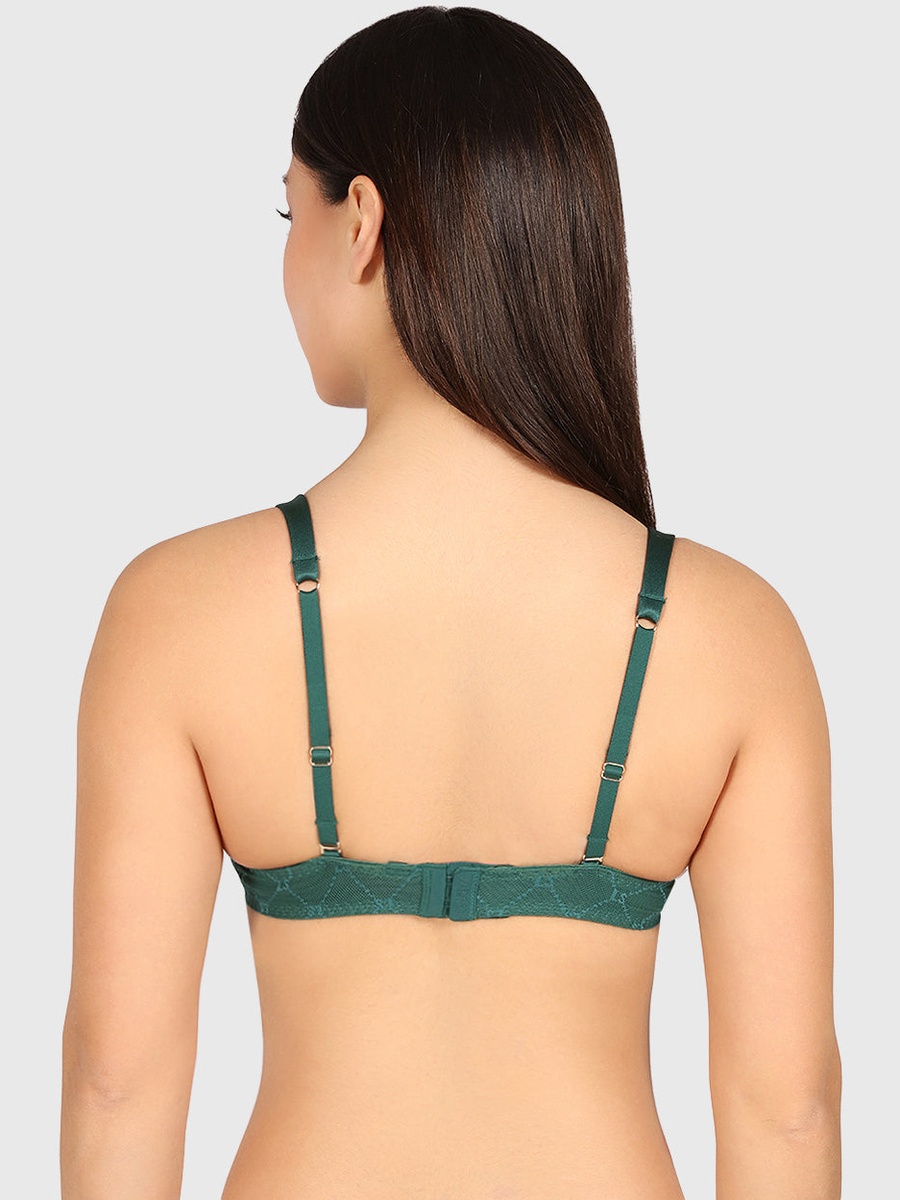 Lace Padded Wired Full Coverage Bra