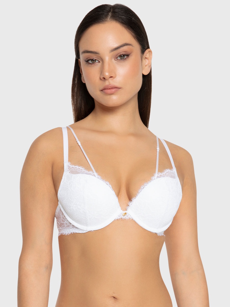 Gel Padded Wired Plunge Bra
