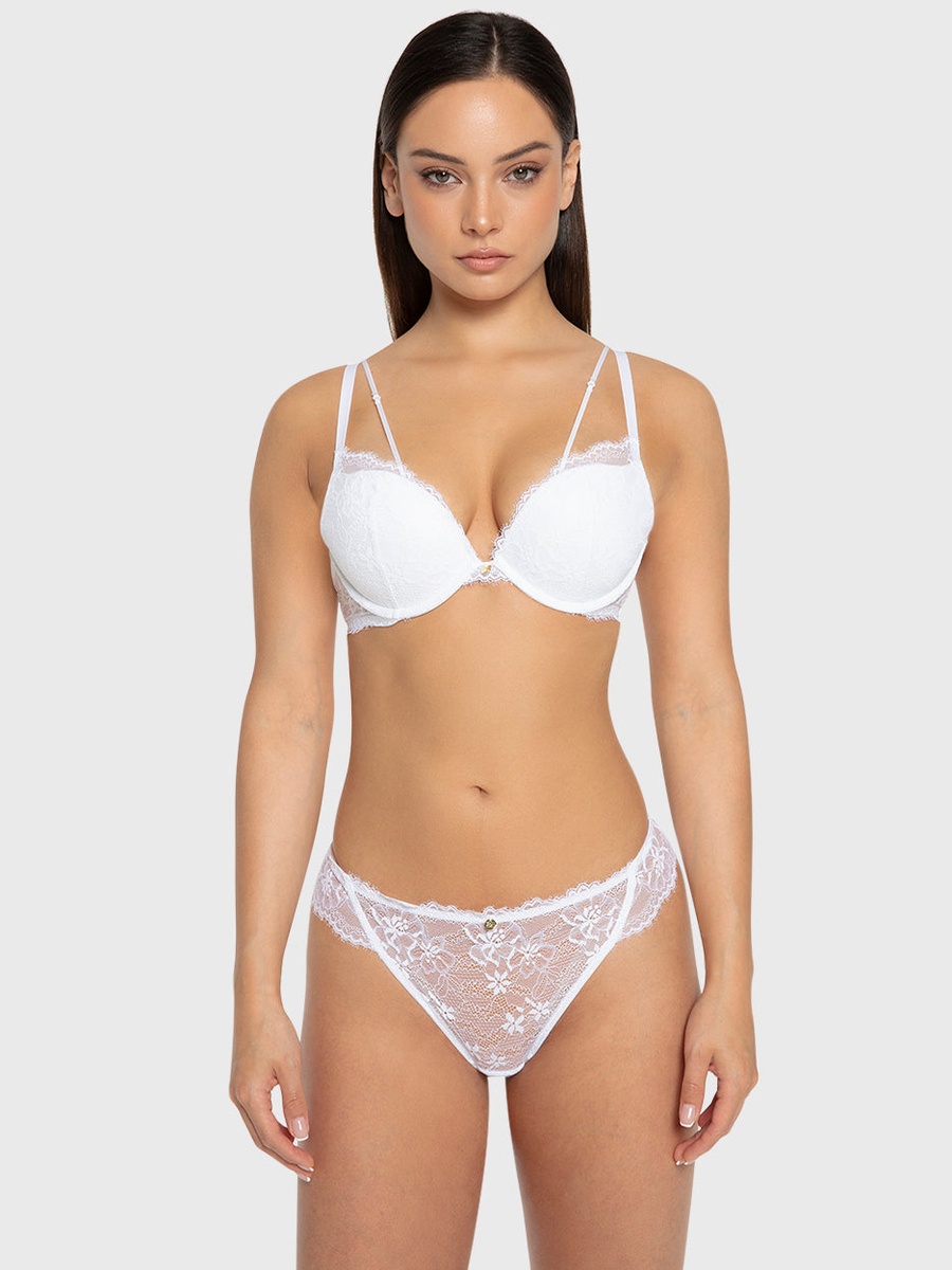 Gel Padded Wired Plunge Bra