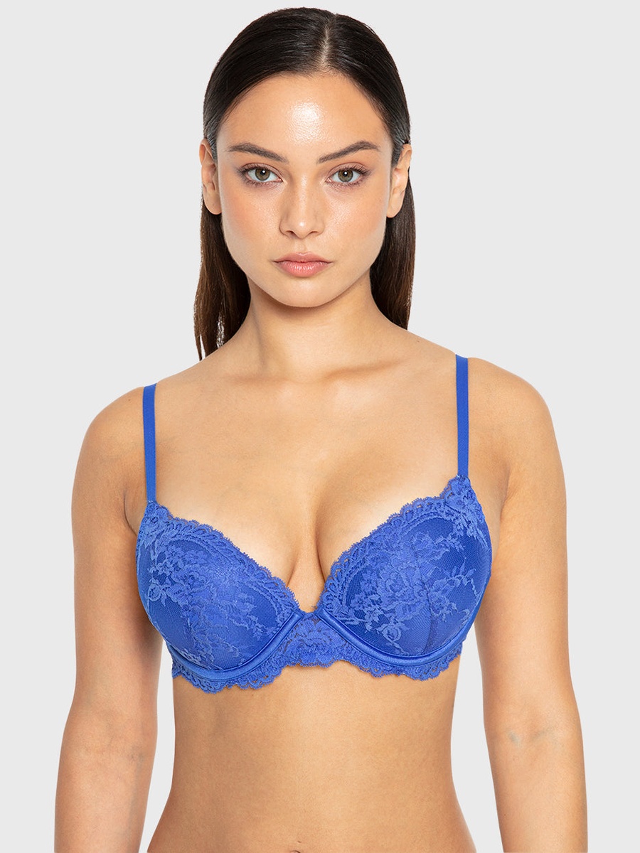 Lace Double Push Up Plunge Bra
