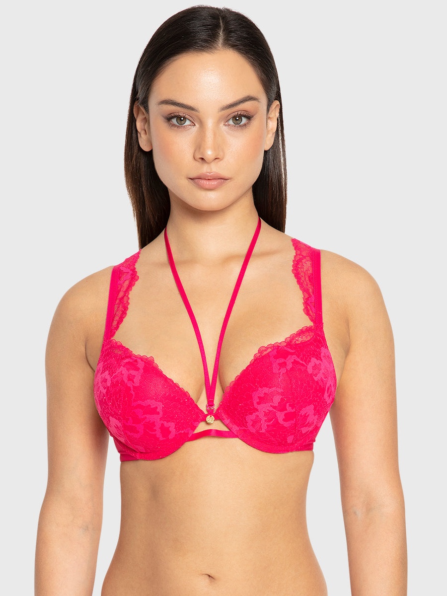 حمالة صدر بلونج بوش أب مزدوج وحمالات دانتيل