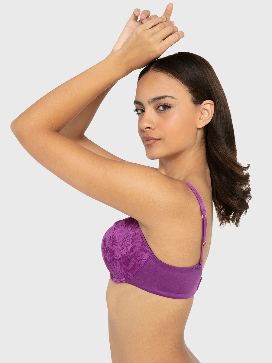 Lightly Lined Wired Lace Bra