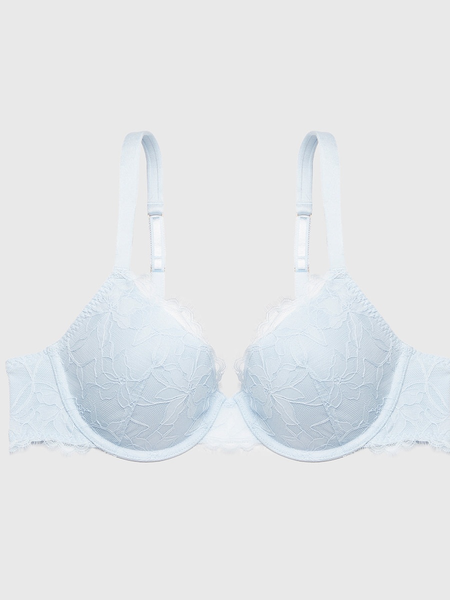 Lightly Lined Full Coverage Bra with Afterglow Lace