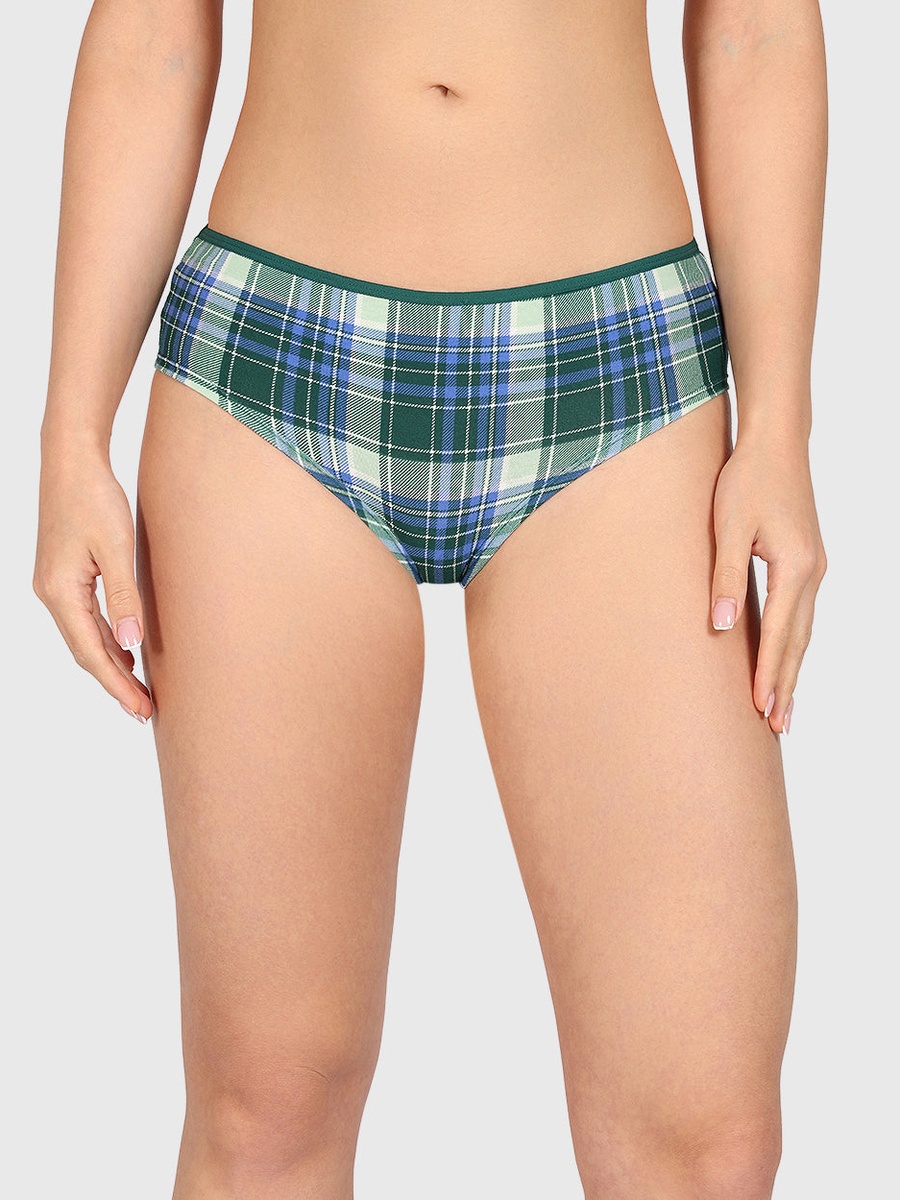 Trend Remix Checked Hipster Briefs