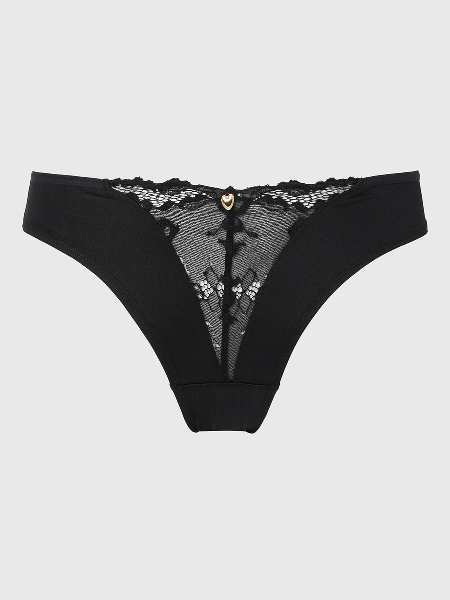 Diva Lace Trim Cheekster Briefs