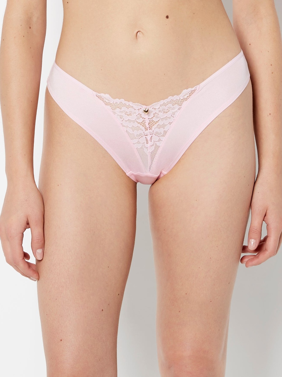 Diva Lace Trim Cheekster Briefs
