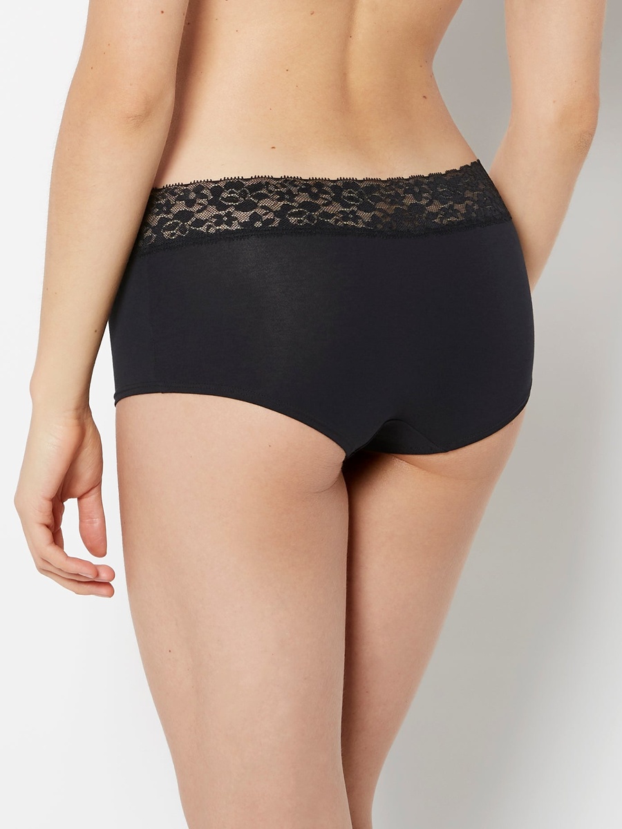 Lace Trim Boyshort Panties