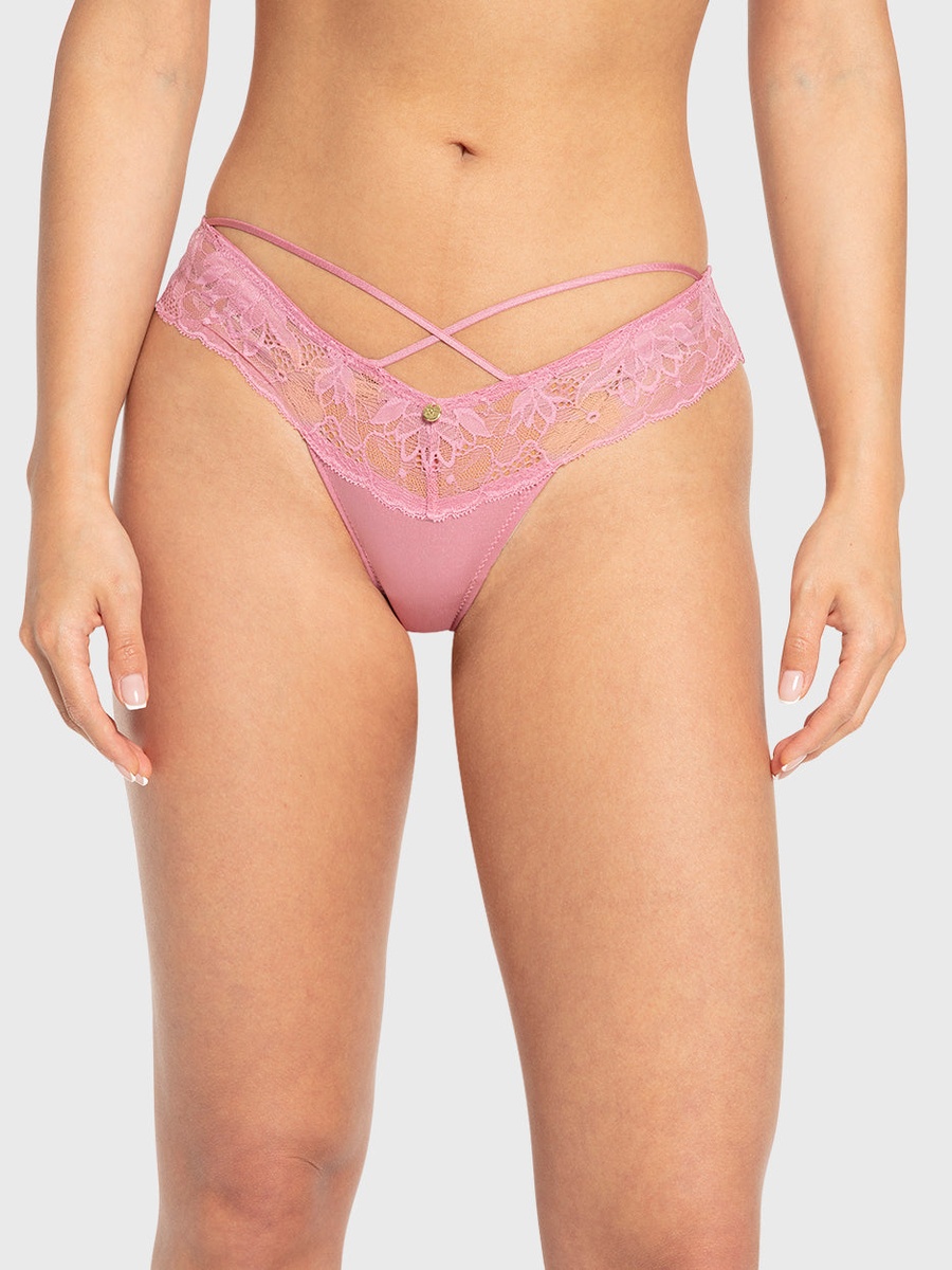 Strappy Lace Cheekster Briefs