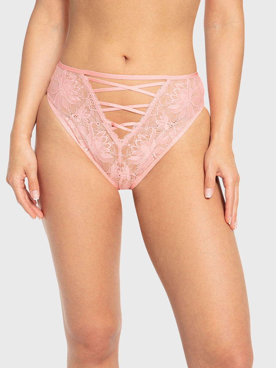 Strappy Lace Cheekster Briefs