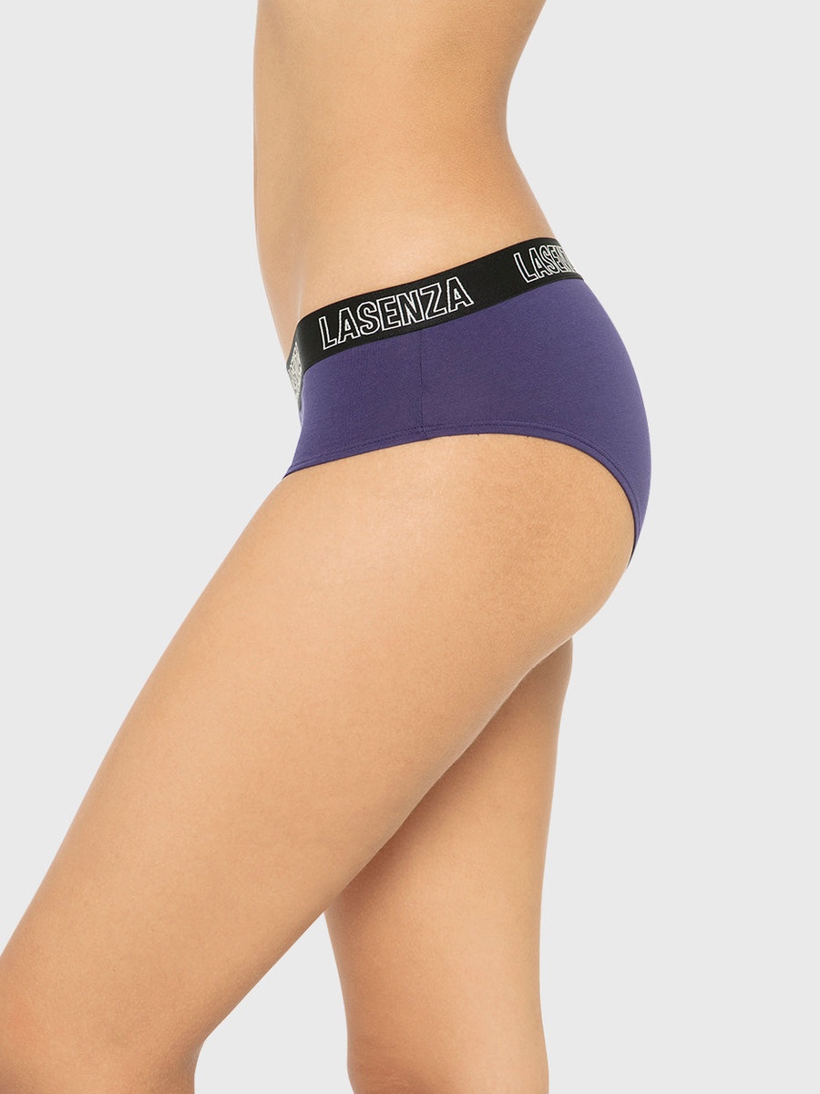 Logo Print Cotton Hipster Panty