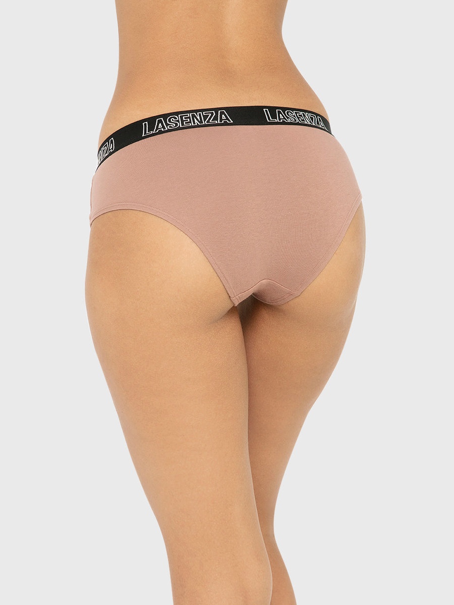Logo Print Cotton Hipster Panty