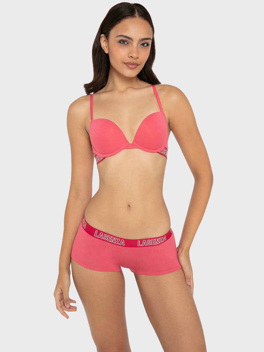 Solid Cotton Boyshort Panty