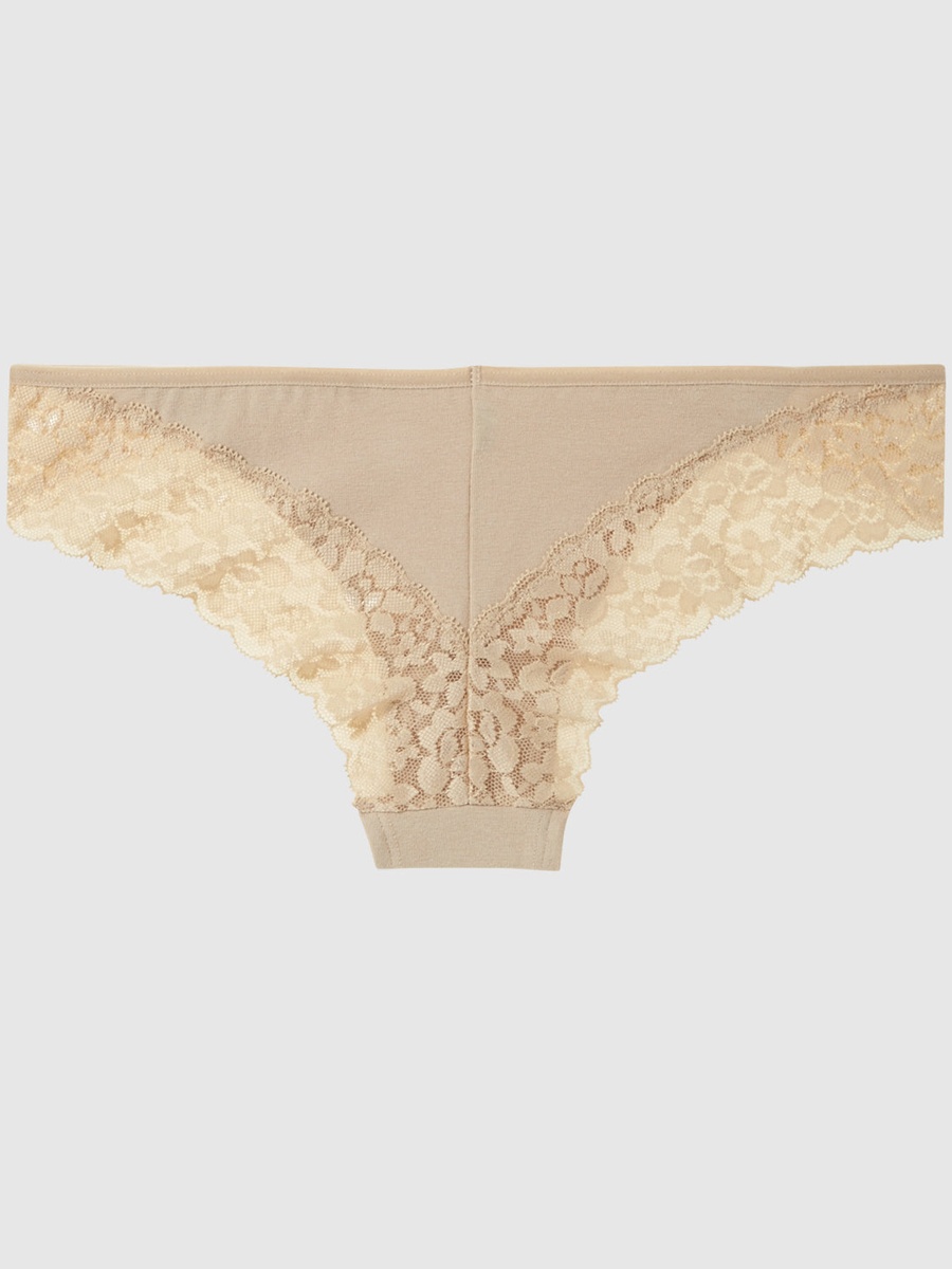 Cheekster Briefs with Lace Trim