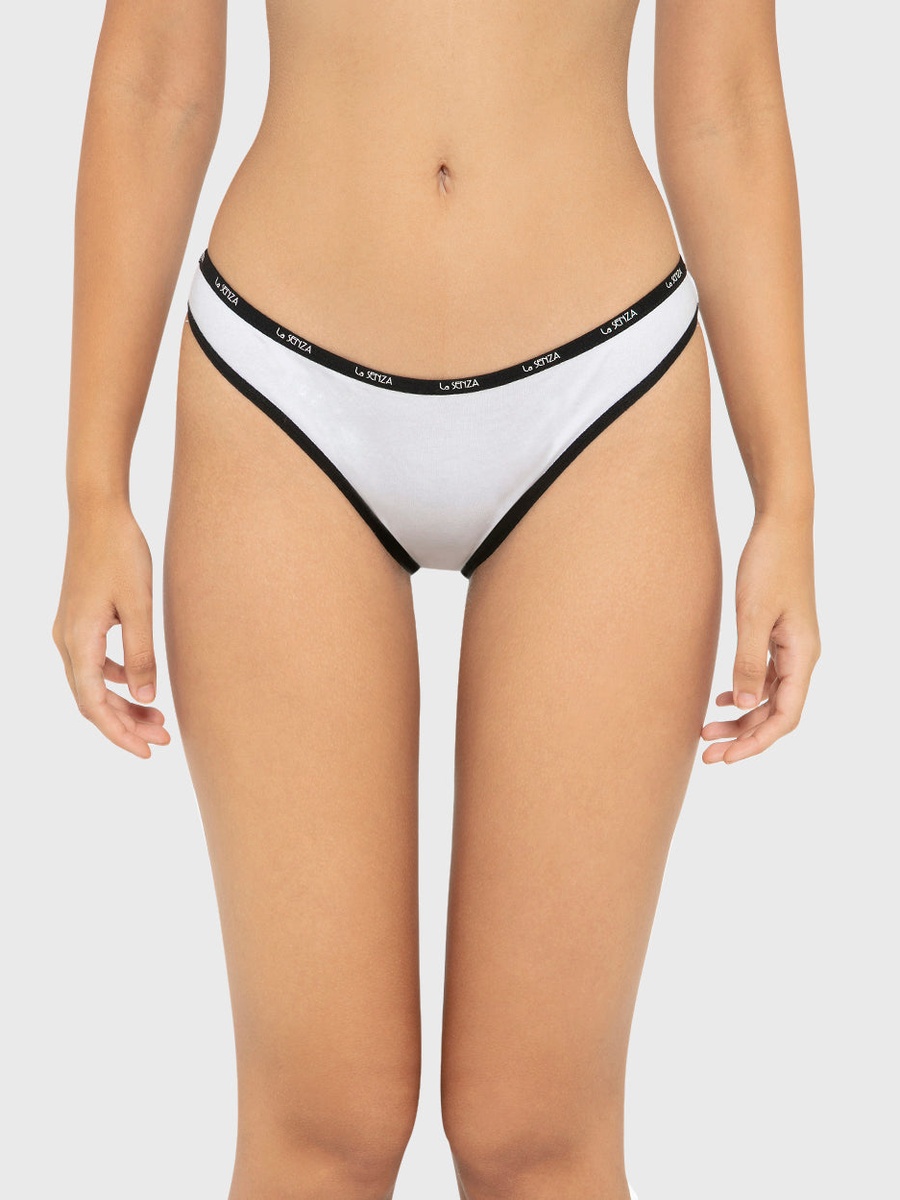 Logo Cotton Bikini Briefs