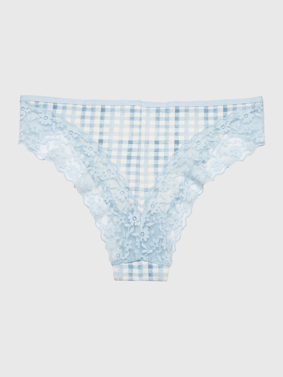 Cheekster Briefs with Lace Trim