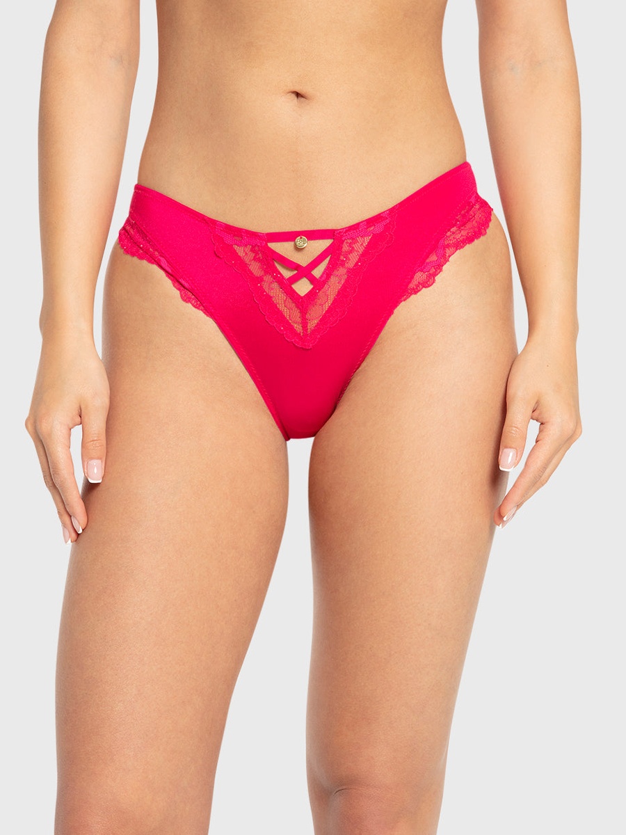 Lace Detail Cheekster Briefs
