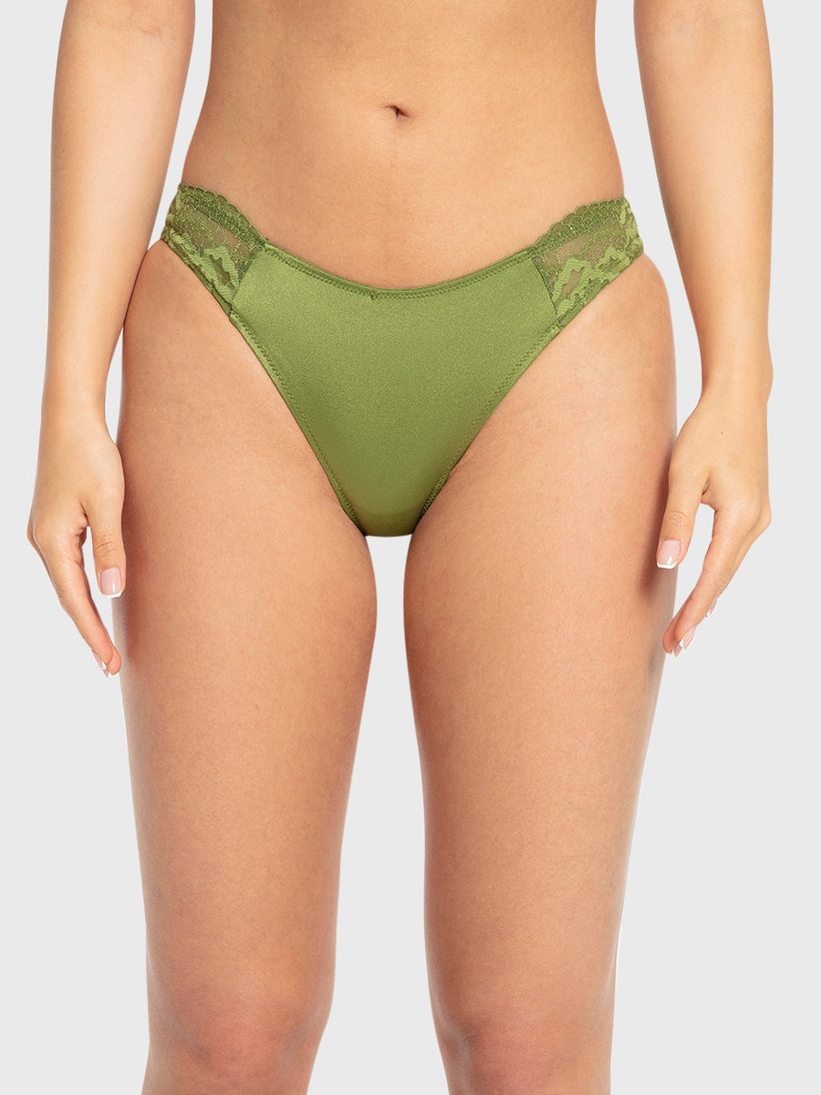 Side Lace Band Cheekster Briefs