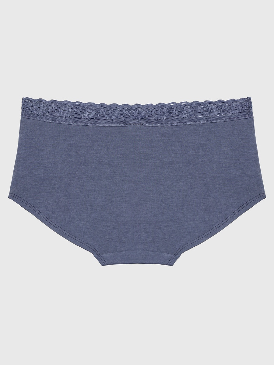 Ultrasoft Modal Boyshort Briefs with Lace Trim