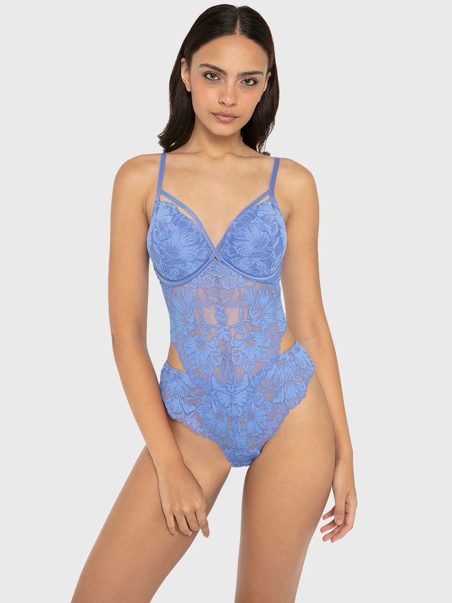 Lace Bodysuit with Hook Closure